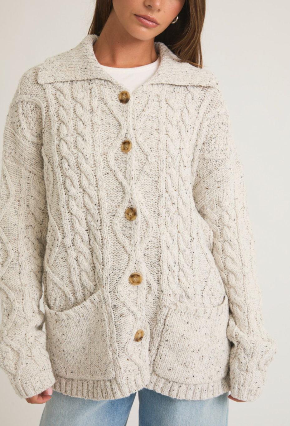 Cozy Cable Knit Cardigan