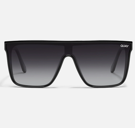 Nightfall Quay Sunglasses - Black/Smoke Polarized