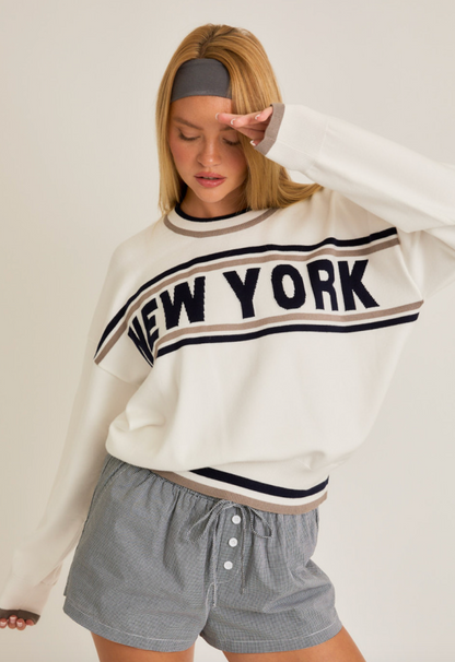 New York Crewneck Sweater