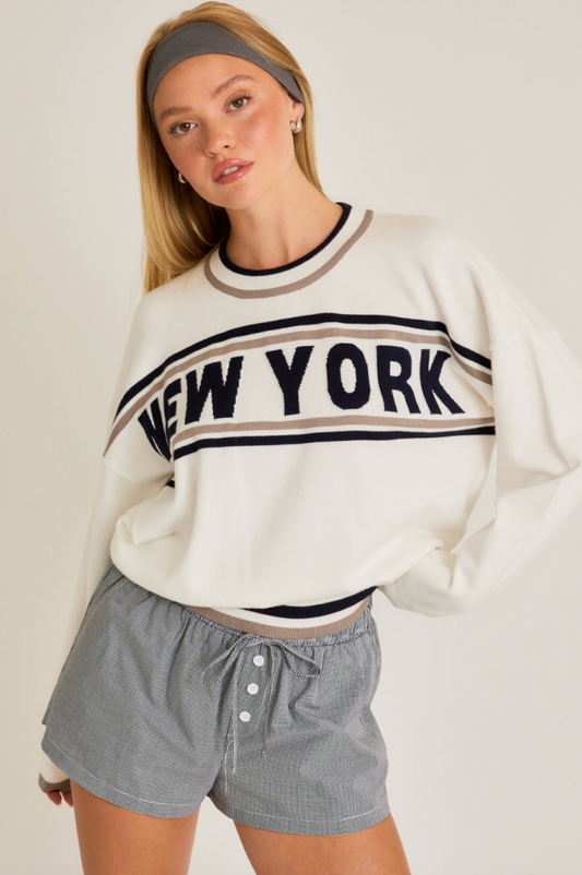 New York Crewneck Sweater