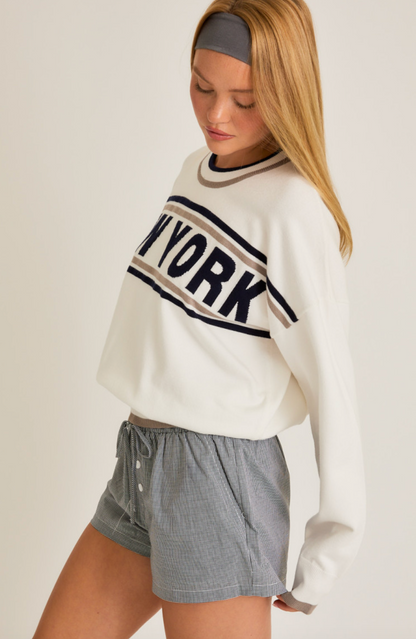 New York Crewneck Sweater