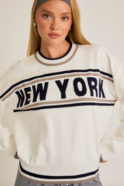 New York Crewneck Sweater