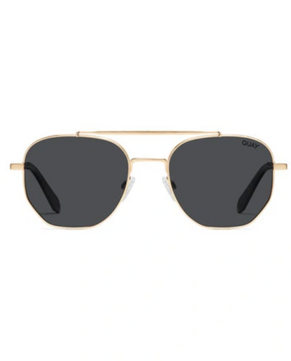 Locals Only Quay Sunglasses - Brushed Gold/Smoke