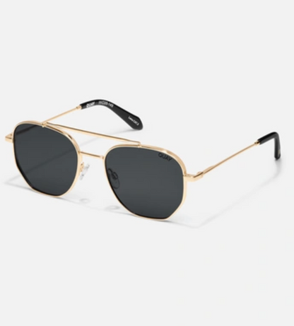 Locals Only Quay Sunglasses - Brushed Gold/Smoke