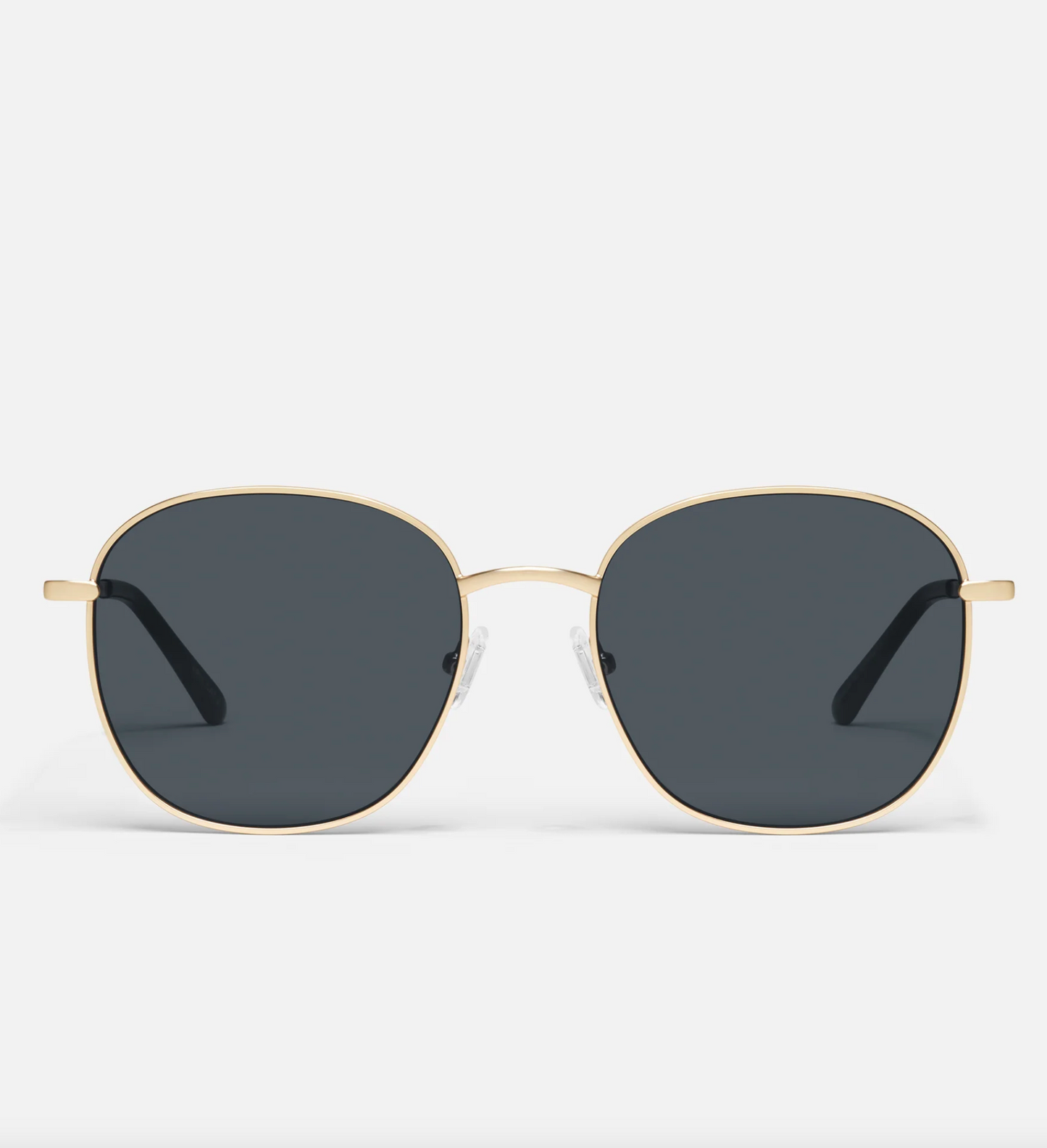 Jezabell Quay Sunglasses - Gold Smoke