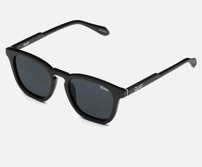 Jackpot Quay Sunglasses - Black/Smoke