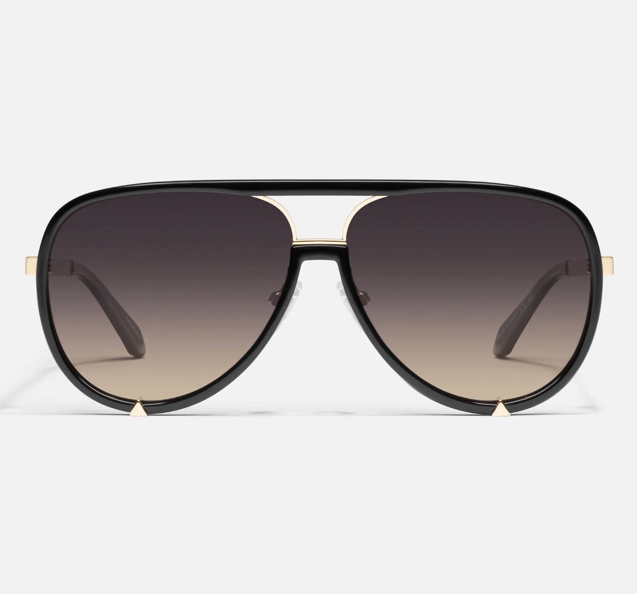 High Profile Quay Sunglasses - Black/Gold