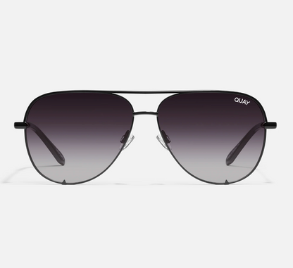 High Key Quay Sunglasses - Black Fade