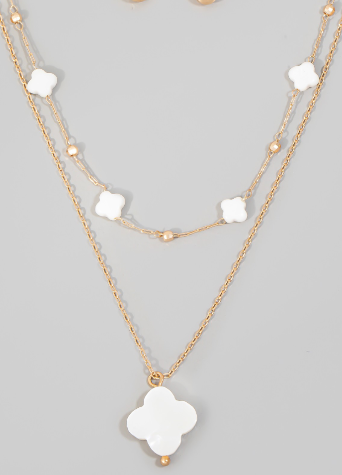 Clover Layered Necklace