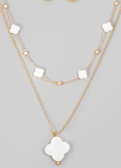 Clover Layered Necklace