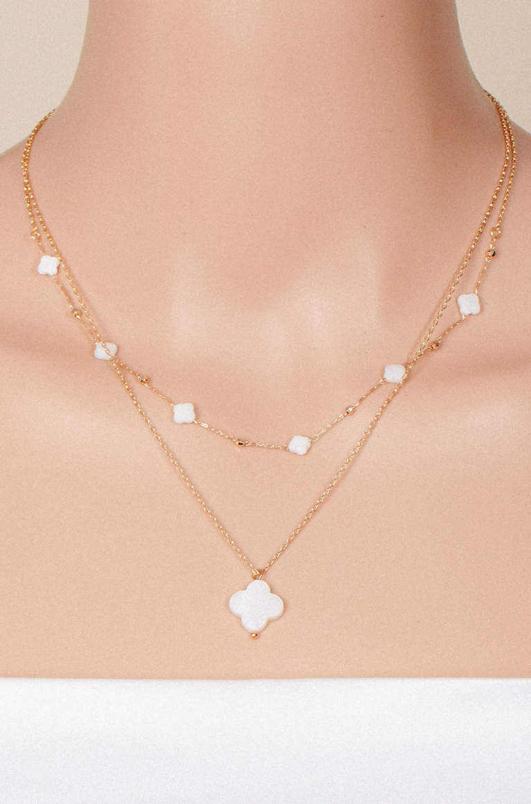 Clover Layered Necklace