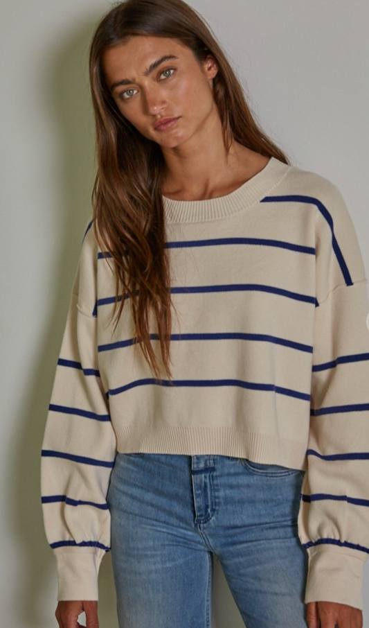 Navy Stripe Sweater