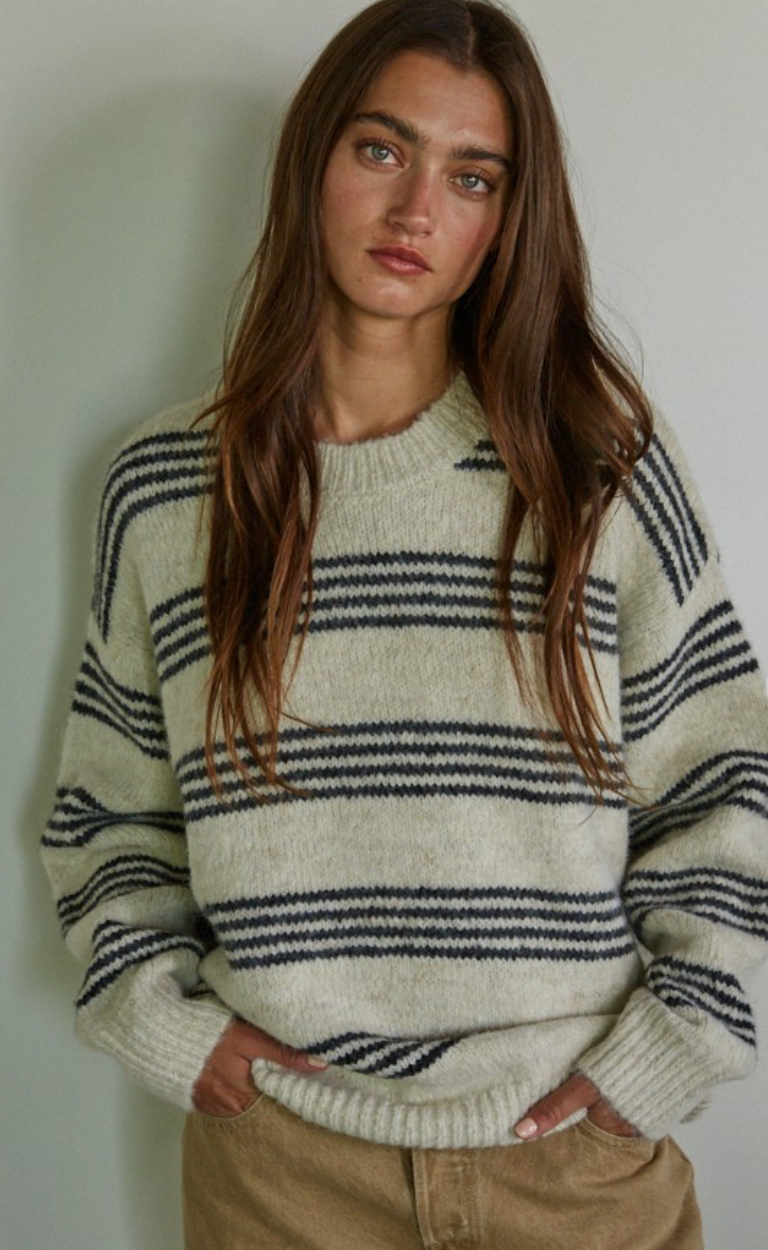 Ricky 4 Row Stripe Sweater