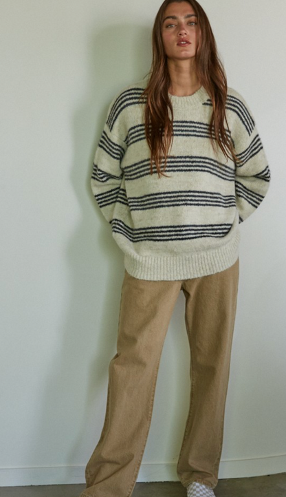 Ricky 4 Row Stripe Sweater