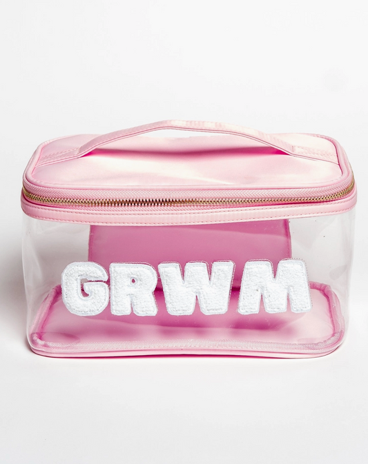 GRWM Cosmetic Pouch Pink