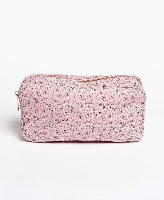 Ditsy Floral Cosmetic Bag S Pink