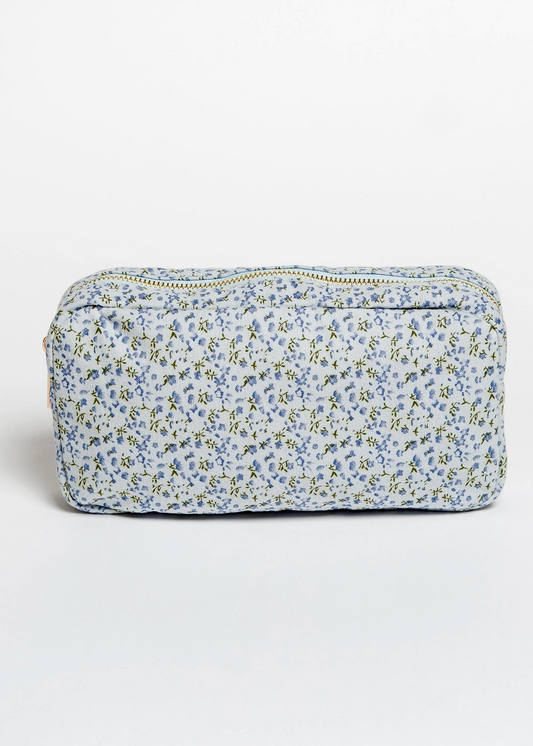 Ditsy Floral Cosmetic Bag S Blue