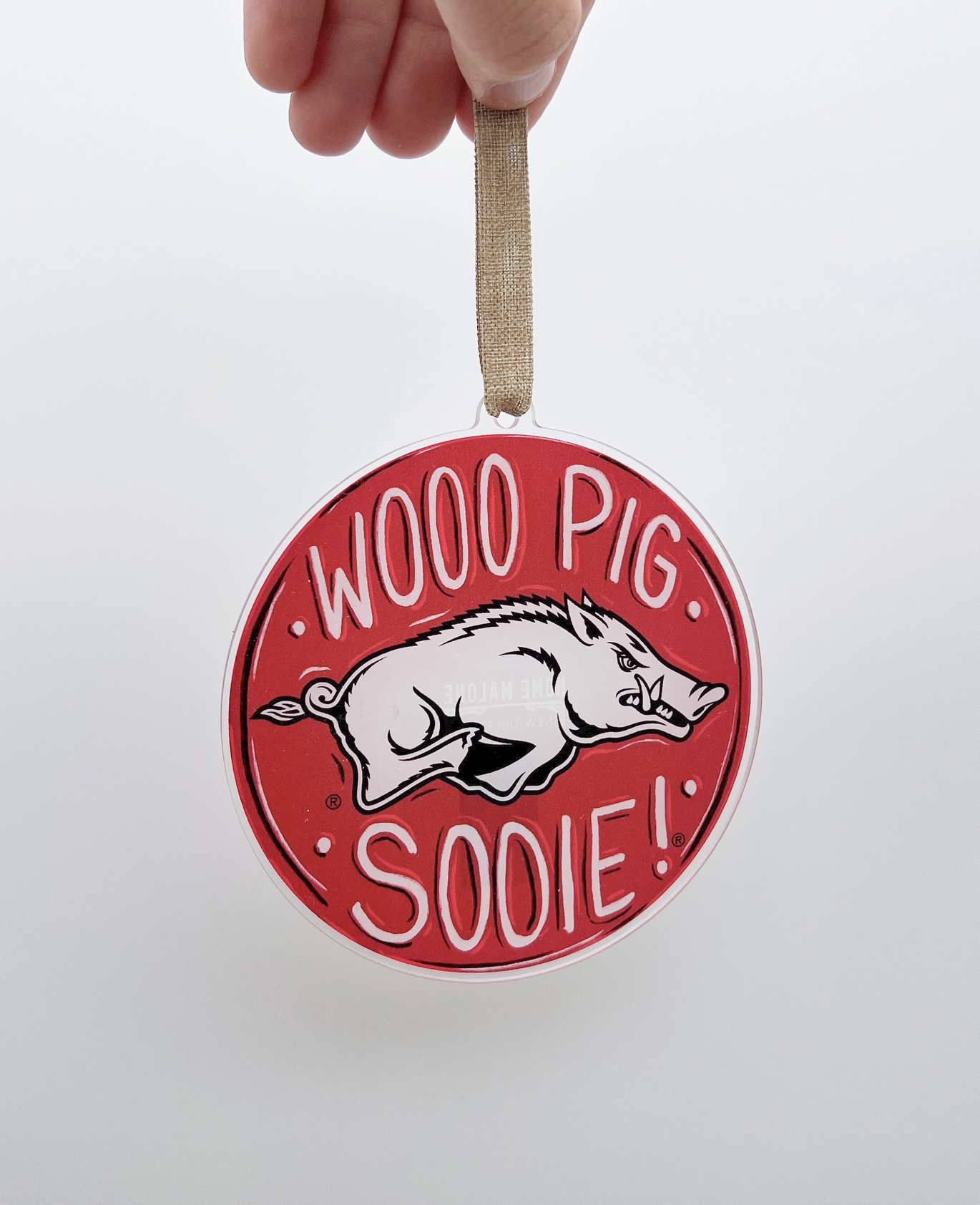 Arkansas Razorback Ornament