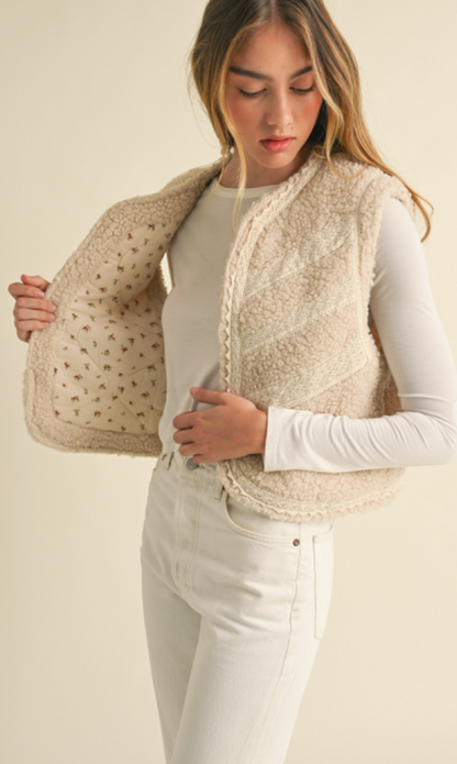 Indy Lace Sherling Vest