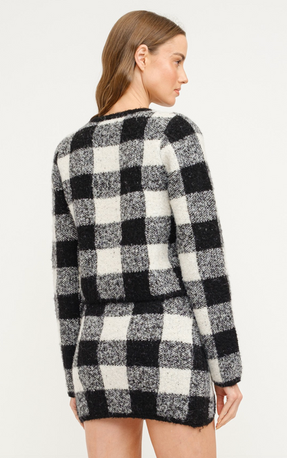 Karlie Plaid Knit Set of 2