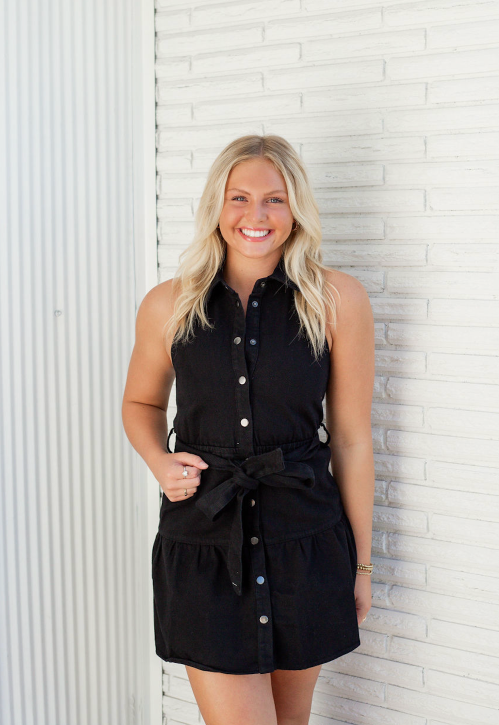 Black Belted Dress