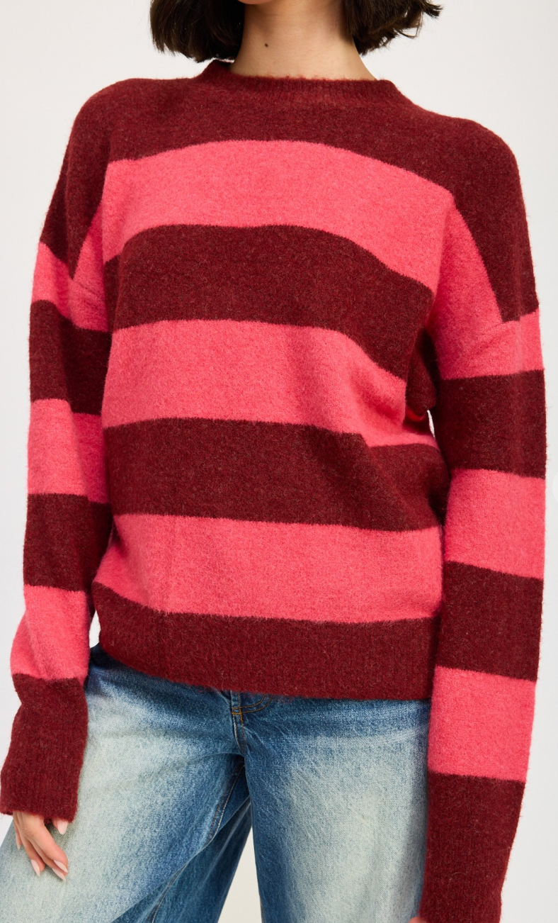 Oversized Stripe Sweater