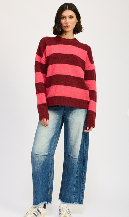 Oversized Stripe Sweater