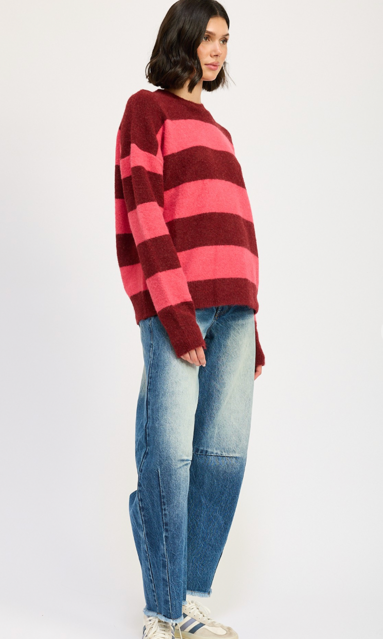 Oversized Stripe Sweater