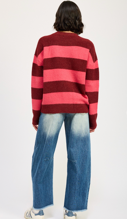 Oversized Stripe Sweater