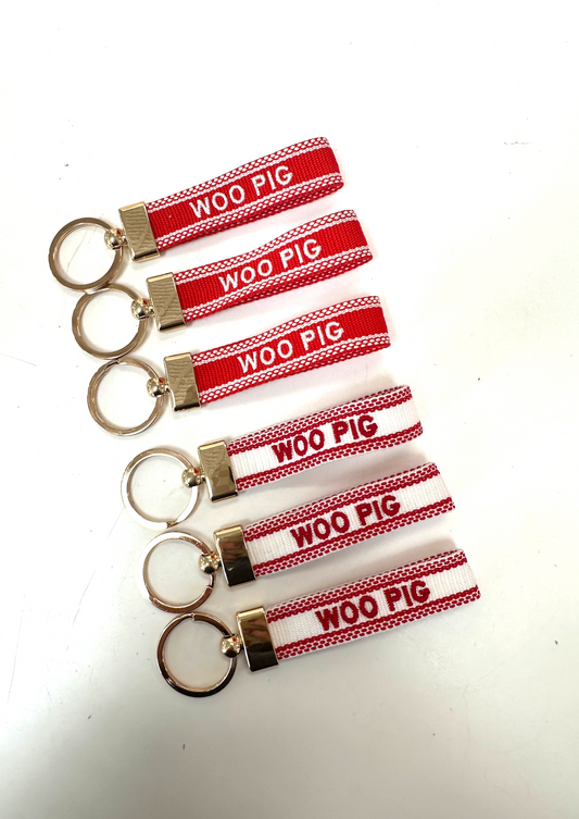 Woo Pig Key Chain White