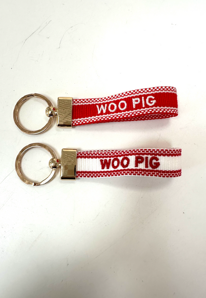 Woo Pig Key Chain White