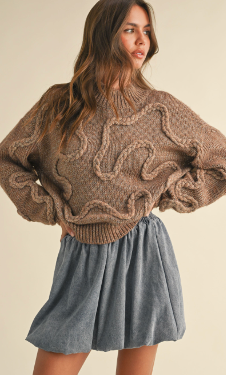 Squiggles & Swirls Sweater