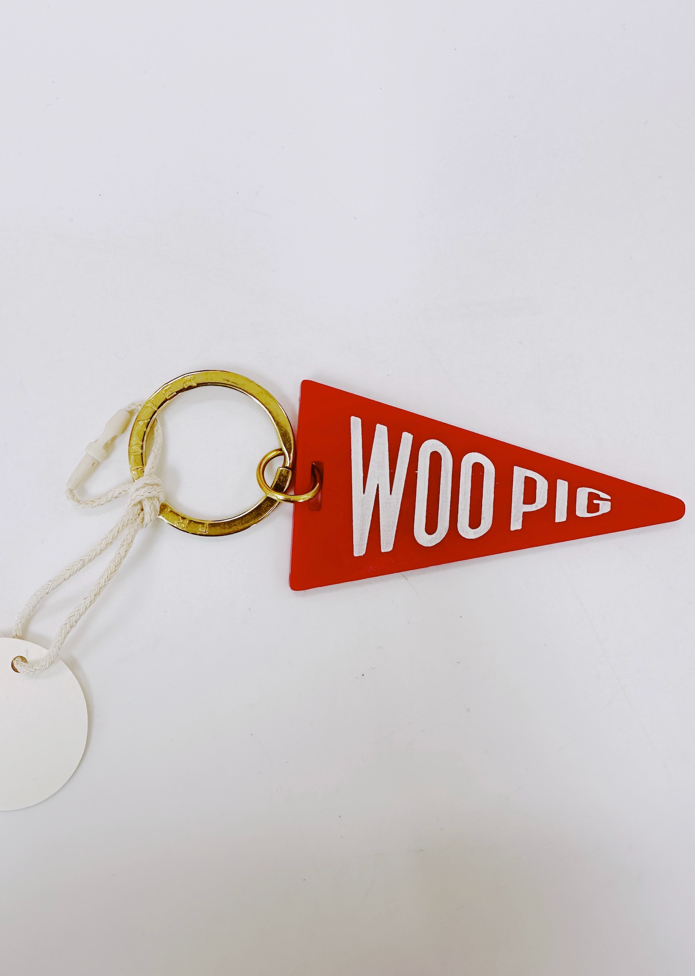 Woo Pig Flag Keychain