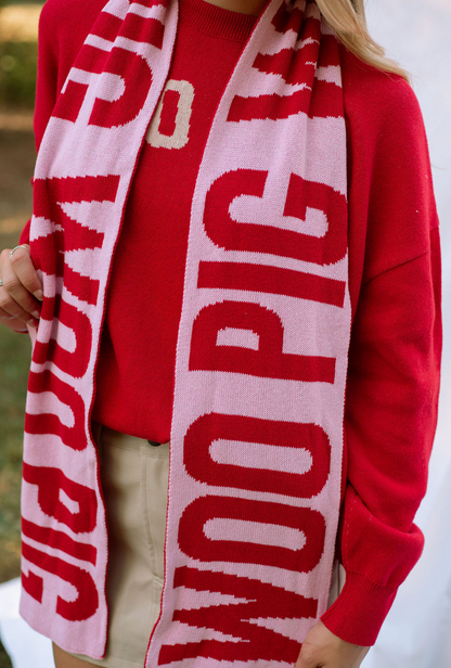 WOO PIG Reversible Scarf