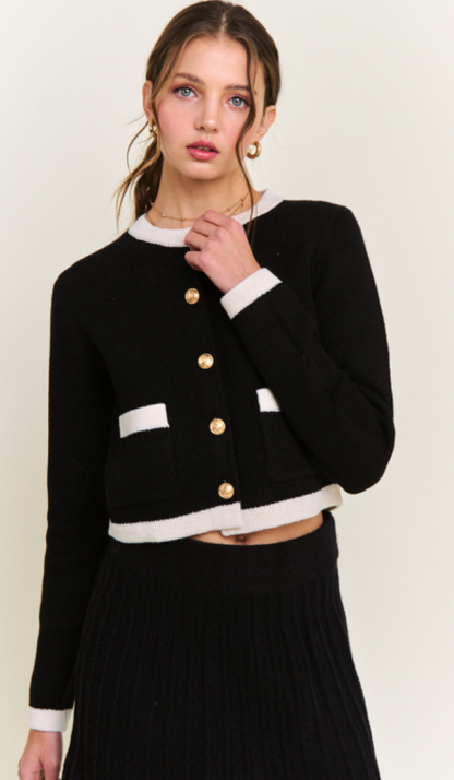 Andrea Cardigan Black