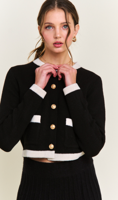 Andrea Cardigan Black