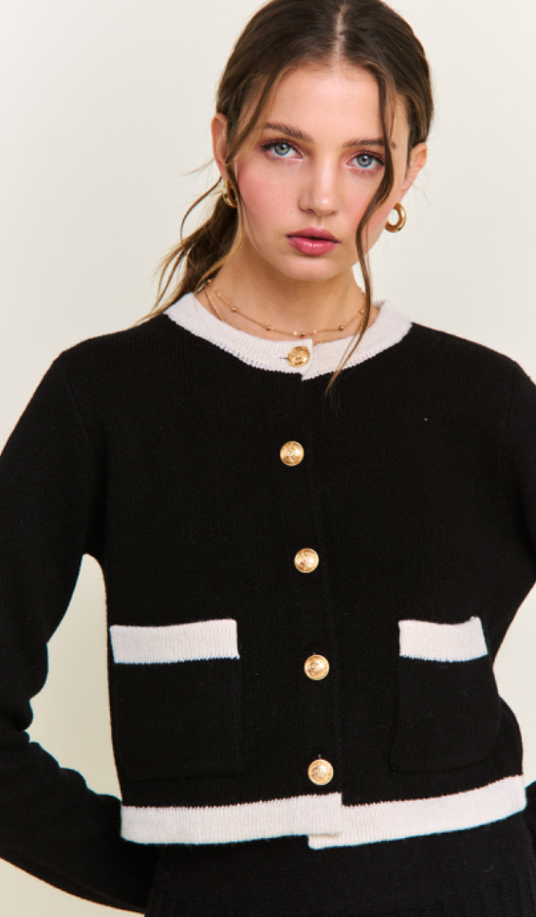 Andrea Cardigan Black