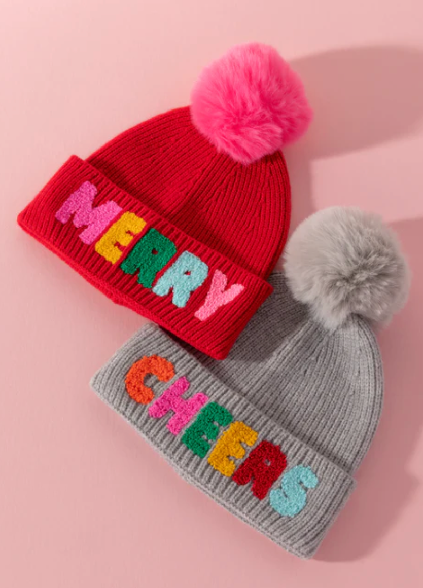 Merry Beanie Red