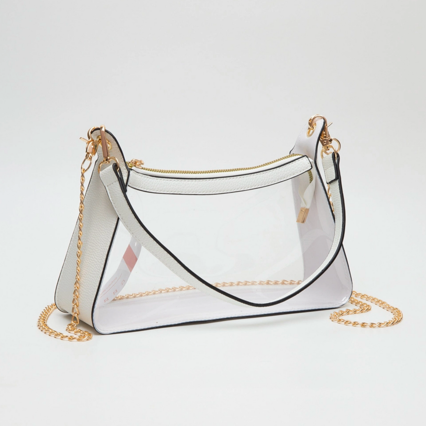 Lily Clear Purse White