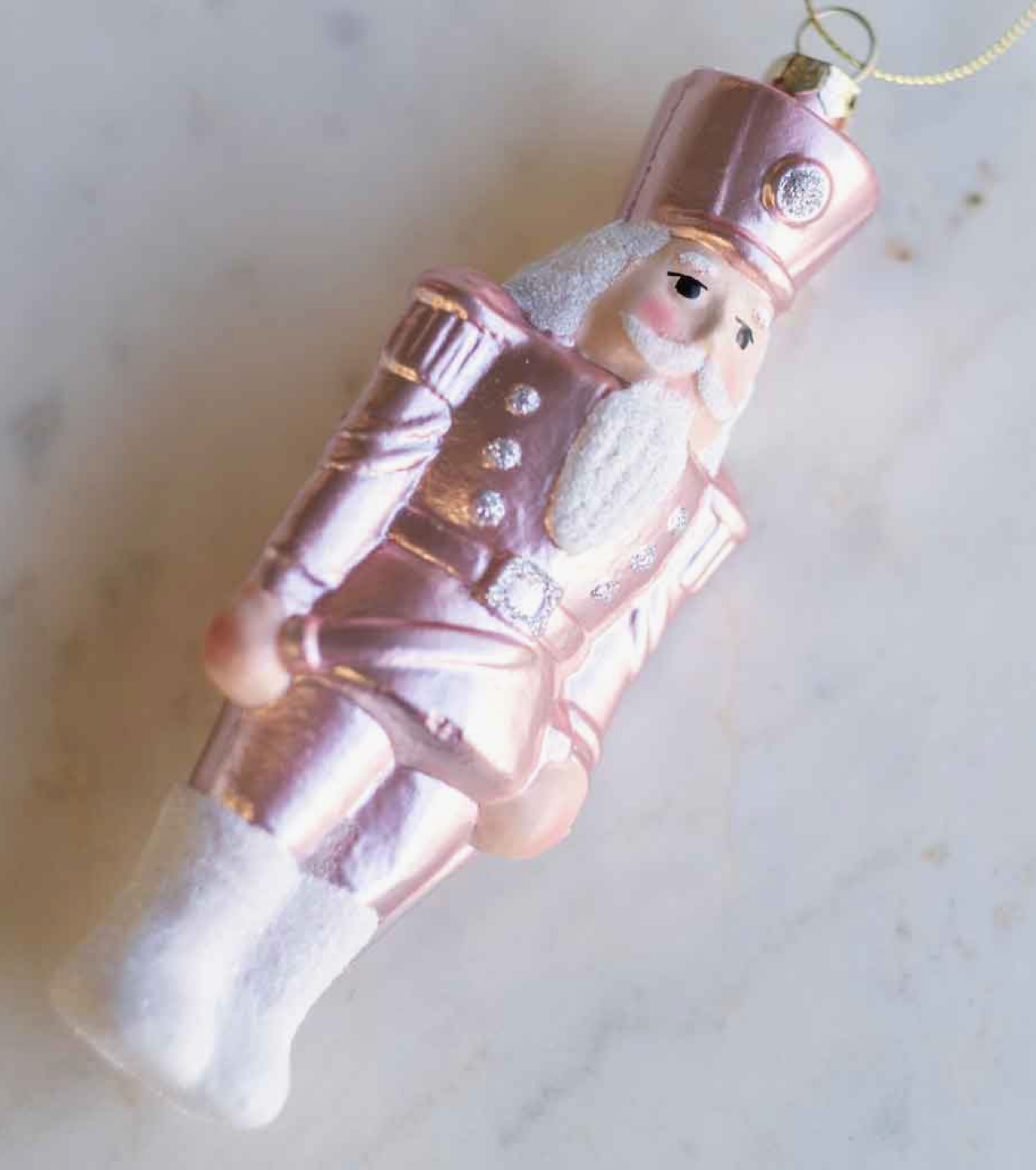 Blushing Nutcracker Ornament