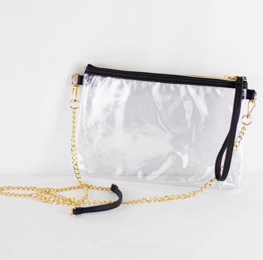 Candace Double Zip Crossbody Black