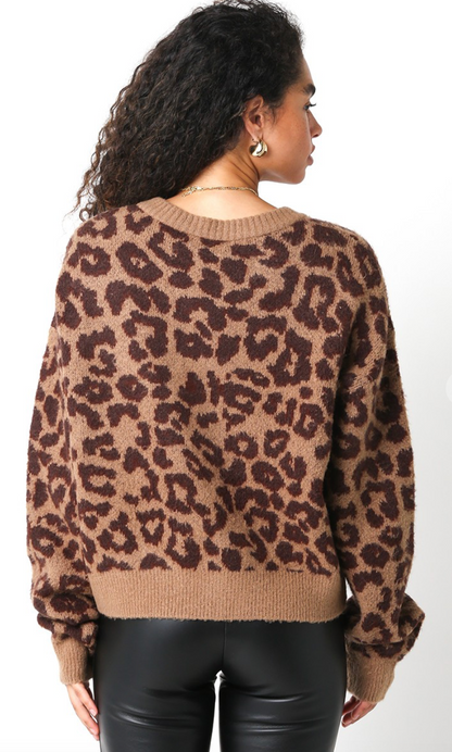 Leopard Button Up Cardigan