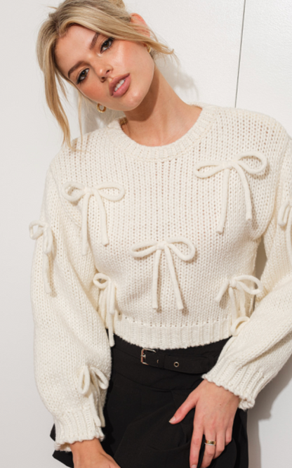 Loopy Bows Sweater