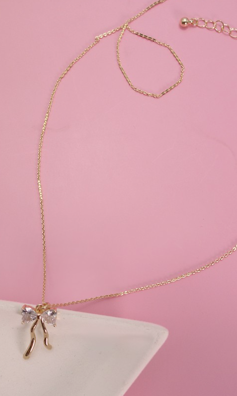 Cutie Bow Necklace