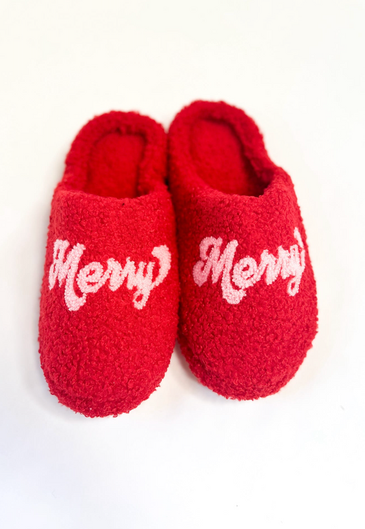 Merry Merry Slippers