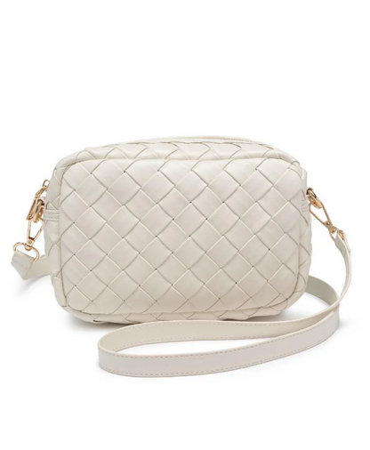 Maddie Woven Crossbody Ivory