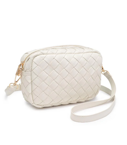 Maddie Woven Crossbody Ivory