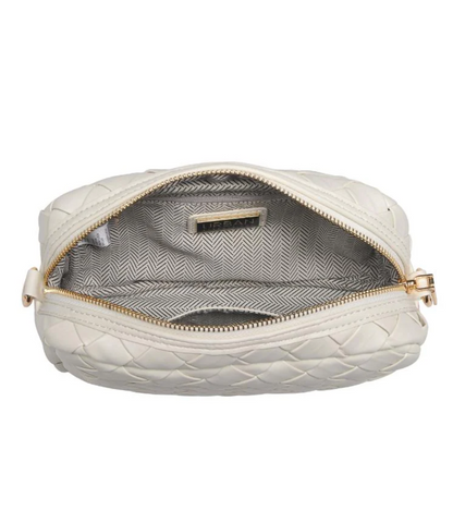 Maddie Woven Crossbody Ivory