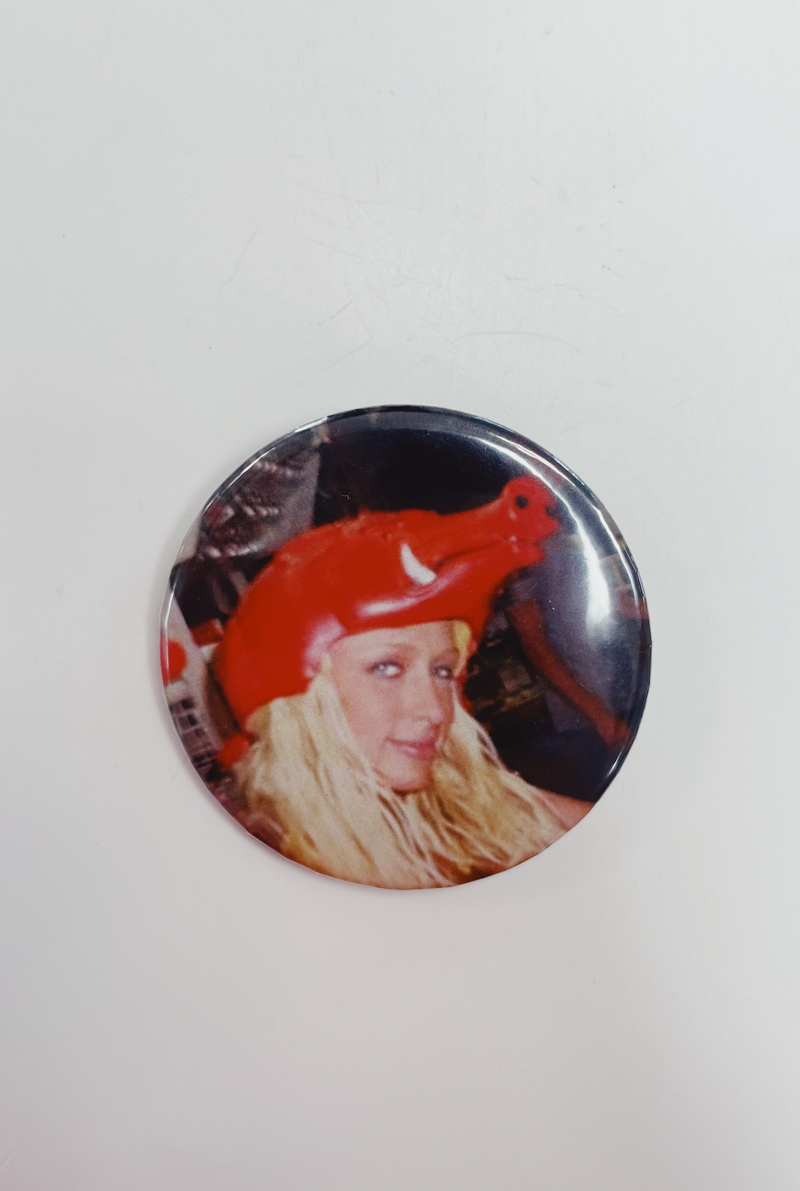 Paris Hilton Hog Button 2''