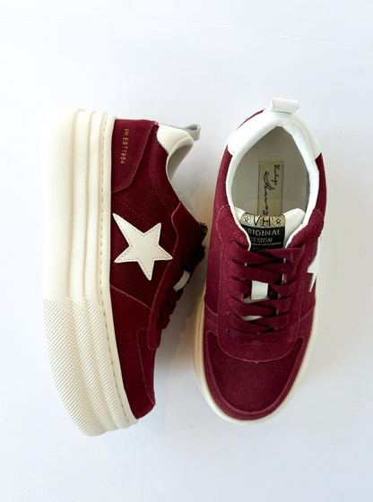 Vintage Havana Hunter Maroon Sneakers